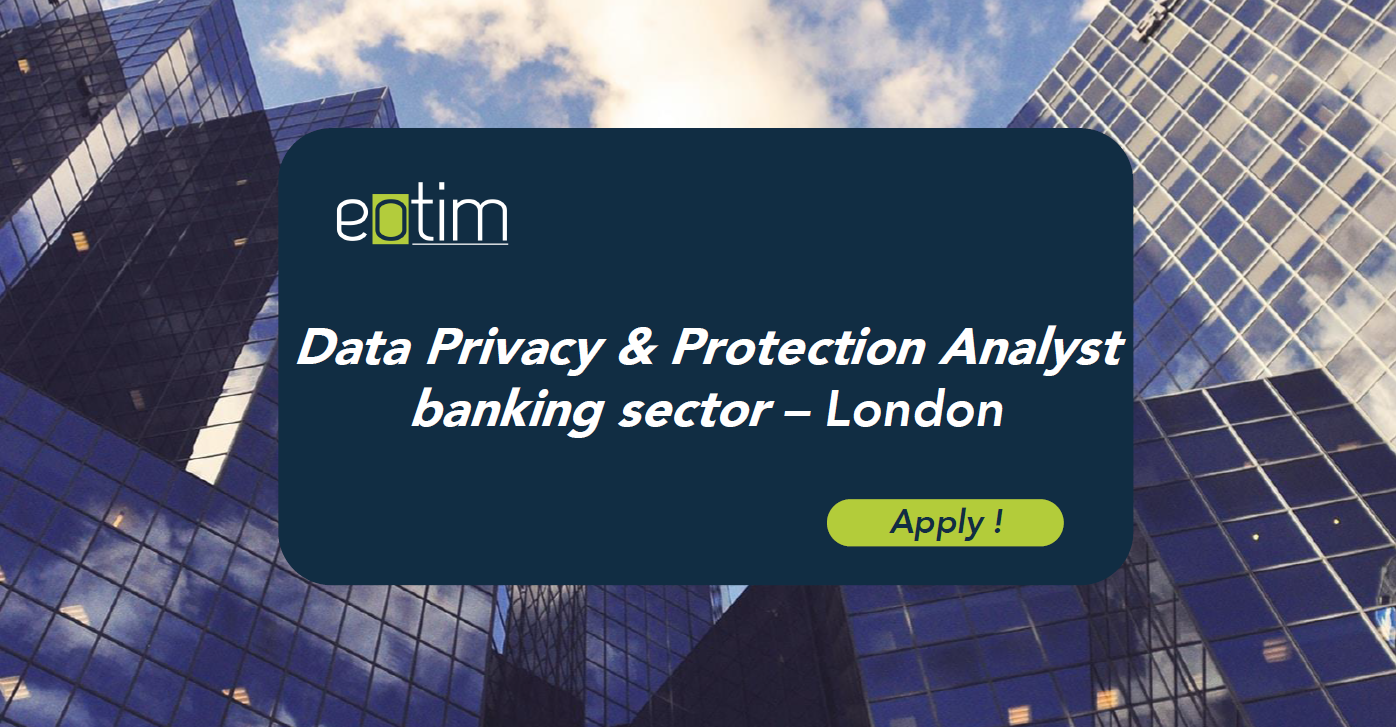 Data Privacy & Protection Analyst M/F
